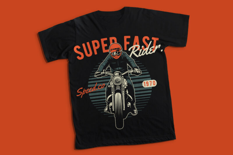 Rider T-shirt design