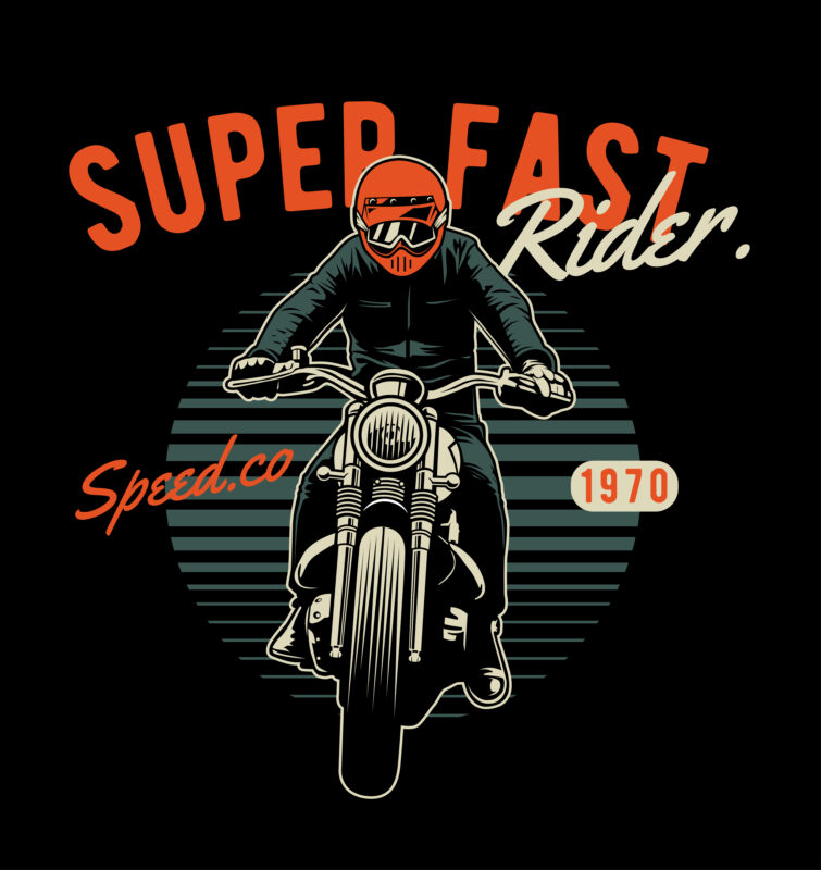 Rider T-shirt design