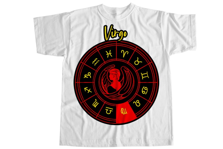 Virgo is my star, zodiac editable bundle T-Shirt Design