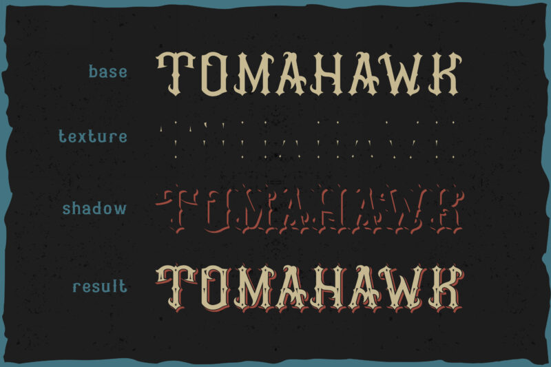 Tomahawk – american authentic font