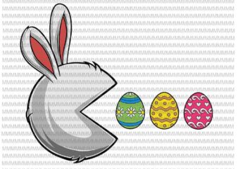 Easter day svg, Bunny Egg Svg, Easter Egg Svg, Bunny eat Egg Easter Svg, Bunny Easter Day Svg, Rabbit Easter day