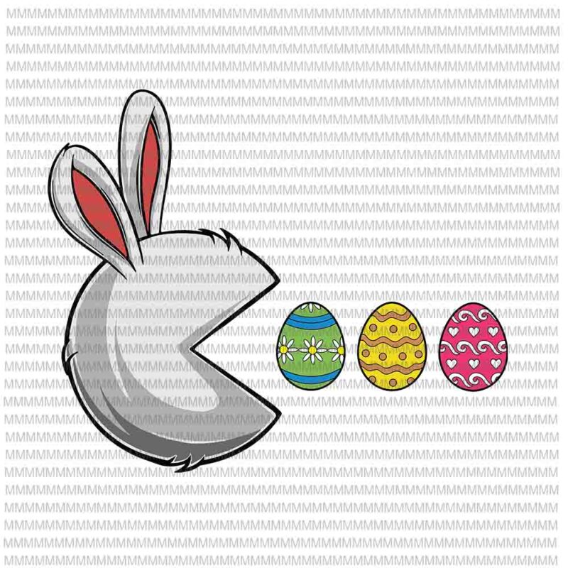 Easter day svg, Bunny Egg Svg, Easter Egg Svg, Bunny eat Egg Easter Svg, Bunny Easter Day Svg, Rabbit Easter day