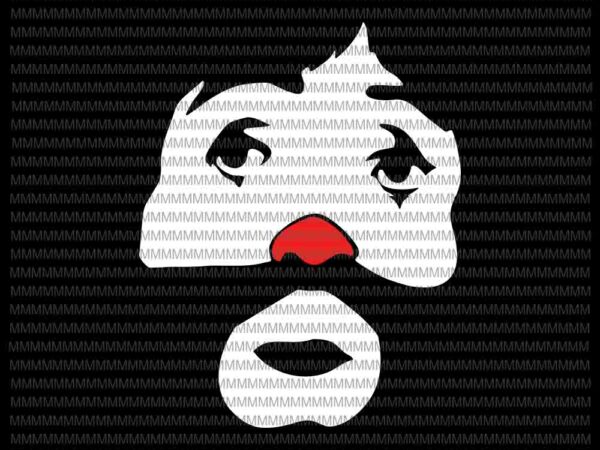 Cepillin clown svg, cepillin clown vector, clown svg, svg for cricut silhouette, png, dxf, eps, ai