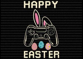 Easter day svg, Video Game Easter Svg, Bunny Gaming Controller Gamer Svg, Bunny Easter Day Svg, Rabbit Easter day svg