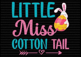 Easter day svg, Little Miss Cotton Tall Svg, Bunny Peeps Quarantine, Bunny Easter Day Svg Rabbit Easter day vector clipart