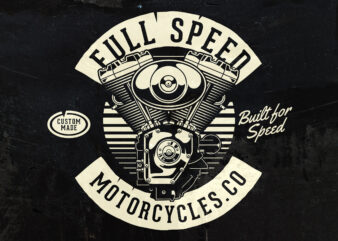 V Twin Engine T-Shirt design