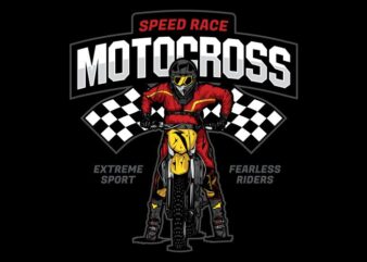 Motocross 4 t shirt designs for sale