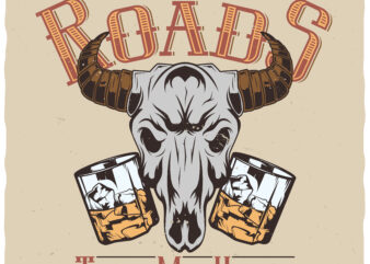 Country Roads t shirt vector file