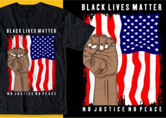 black lives matter i can’t breathe, with flag america t shirt design graphic, vector, illustration inspiration motivational lettering typography