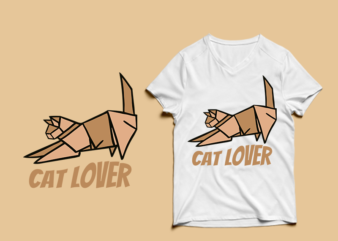 cat love tshirt design – vector