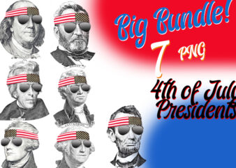 Dead Presidents/ 4th of July / Grant/ Lincoln/ Jefferson / Jackson/ Franklin/