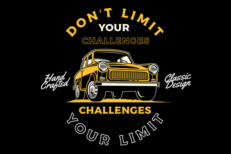 Classic car quote design