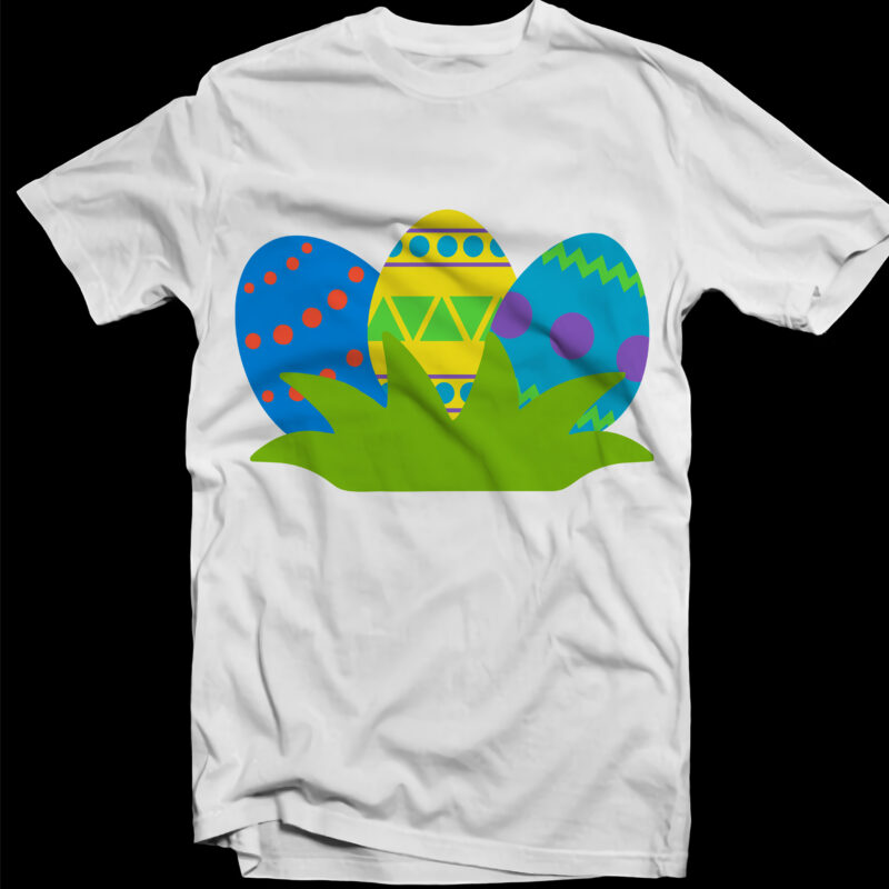 Happy easter day t shirt template, Egg Easter t shirt design