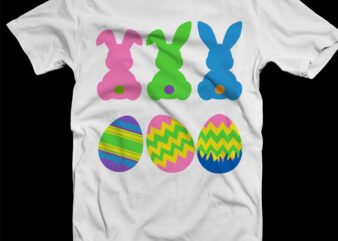 Happy easter t shirt template, Rabbit egg rabbit Easter t shirt design