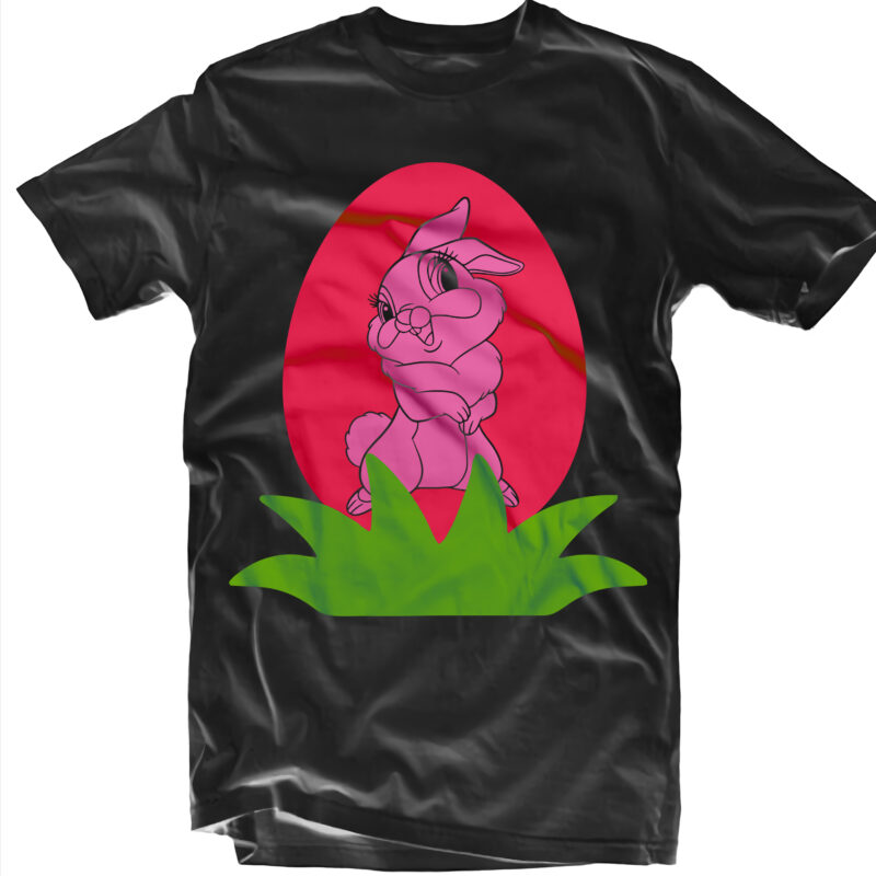 Rabbit egg rabbit Easter t shirt design