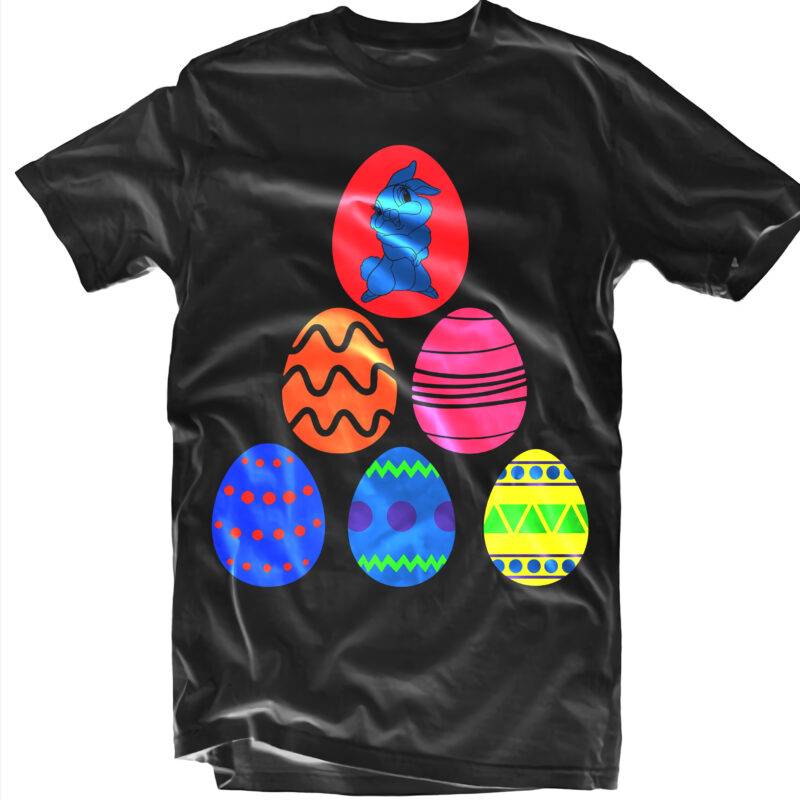 Happy Easter Day, Easter egg t shirt design