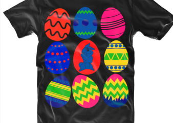 Easter egg vector, Happy easter day t shirt template