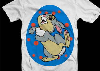 Rabbit egg Easter t shirt design, Bunny easter day t shirt template