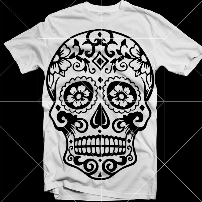 Design Skull SVG 8 Bundle, Skull t shirt design