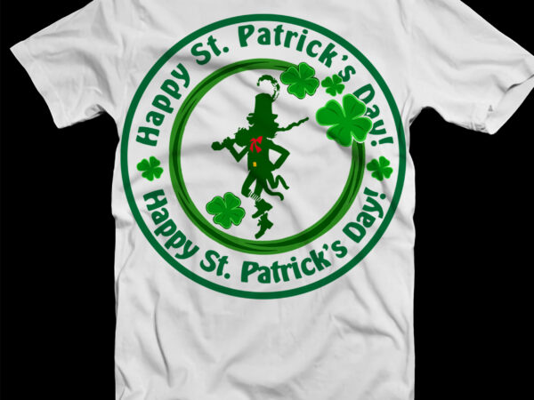 St patrick svg, lucky and blessed, shamrock, lucky clover, lucky patrick’s day, create a lovely leprechaun for st patrick’s day t shirt template vector