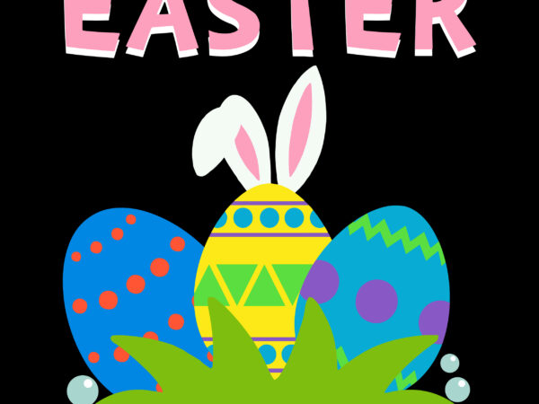 Easter bunny ears svg, easter egg t shirt template