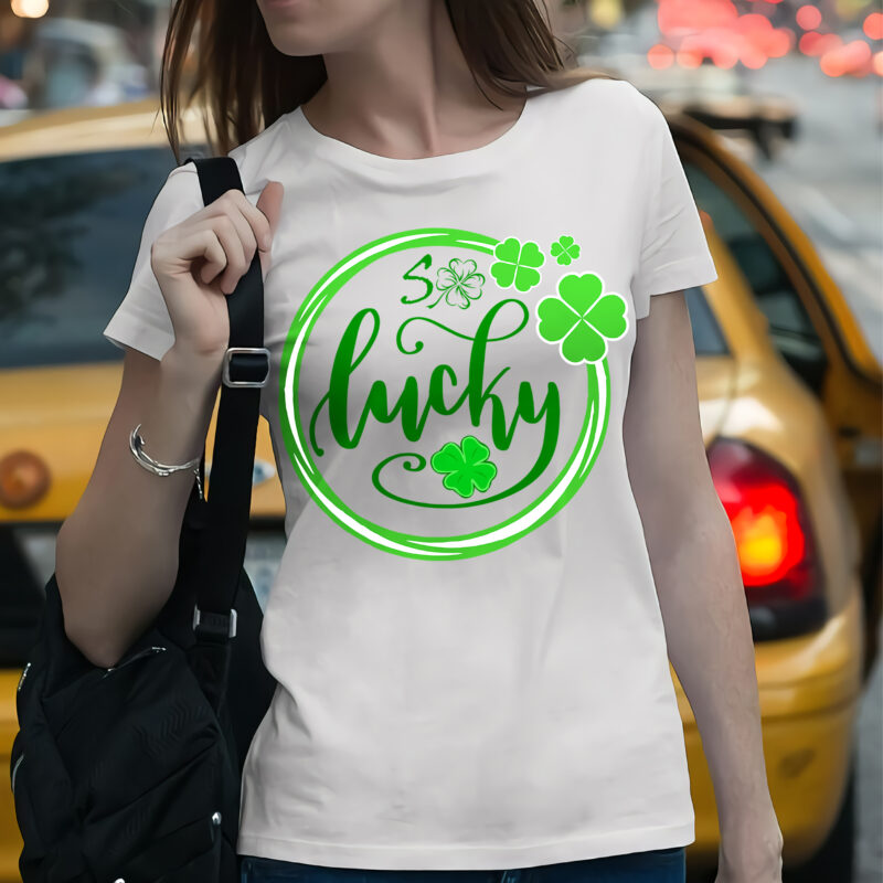 So Lucky Svg, So lucky, Lucky Clover, Lucky Patrick’s day, St Patrick’s day graphic t shirt design