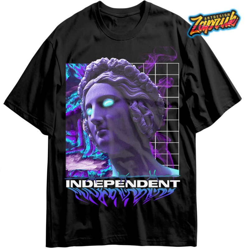 Independent trendy modern streetwear tshirt design