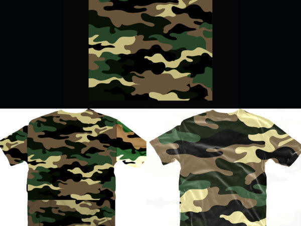 Military patterns vector, hunting camouflage svg, army green camouflage, camouflage t shirt design
