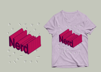 Nerd buy t shirt design – PSD Nerd buy t shirt design – PNG Nerd buy t shirt design