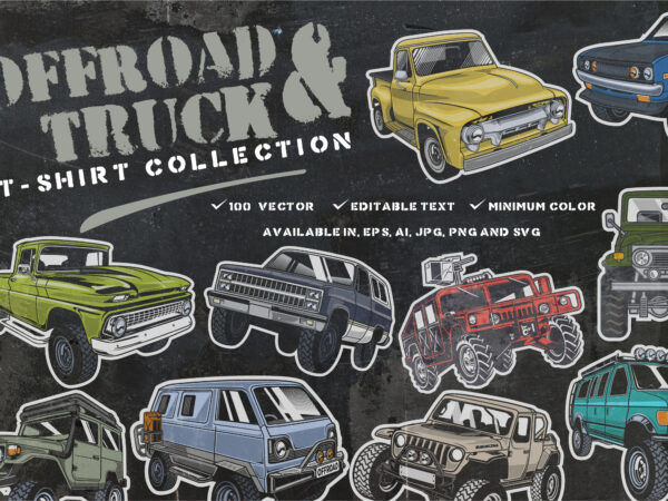 Offroad & truck t-shirt collection