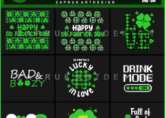 St patrick day 2021 tshirt design Bundle collection