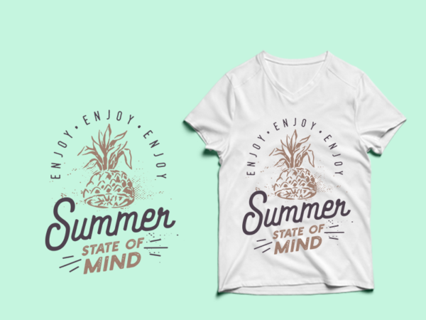 Summer state of mind t shirt design , summer svg, summer png, summer eps, summer design bundle, beach t shirt , beach shirt svg, summer print png, summer t shirt