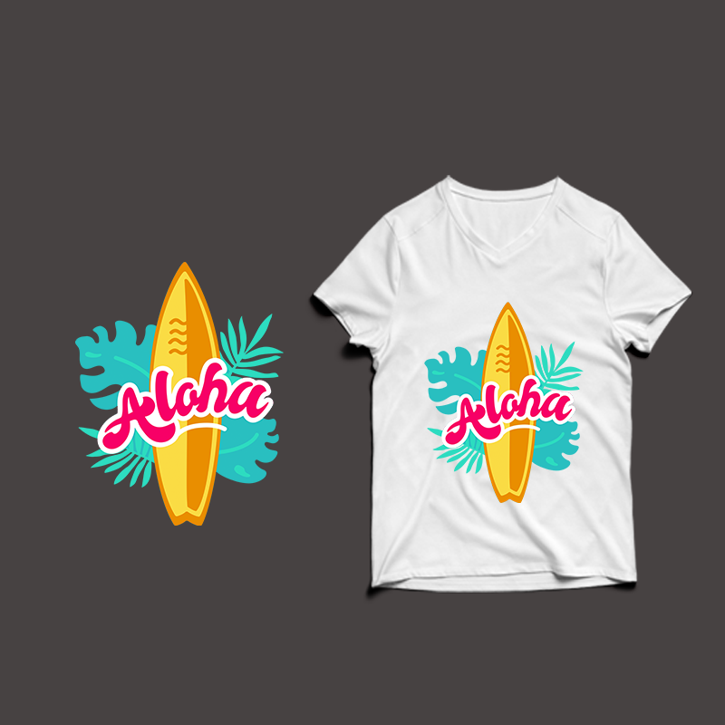Aloha Surf t shirt design , summer svg, summer png, summer eps, summer design bundle, beach t shirt , beach shirt svg, summer print png, summer t shirt designs bundle