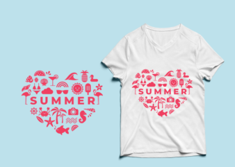Summer Love t shirt design , summer svg, summer png, summer eps, summer design bundle, beach t shirt , beach shirt svg, summer print png, summer t shirt designs bundle