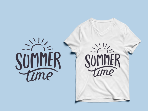Download Summer Time T Shirt Design Summer Svg Summer Png Summer Eps Summer Design Bundle Beach T