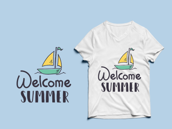 Welcome summer t shirt design , summer svg, summer png, summer eps, summer design bundle, beach t shirt , beach shirt svg, summer print png, summer t shirt designs bundle