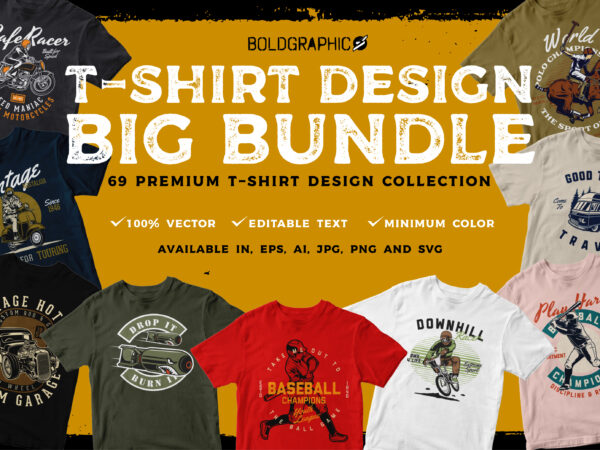 69 t-shirt design big bundle
