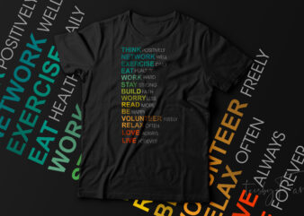 Motivational tshirt design for sale