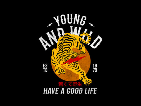 Good life t shirt design template