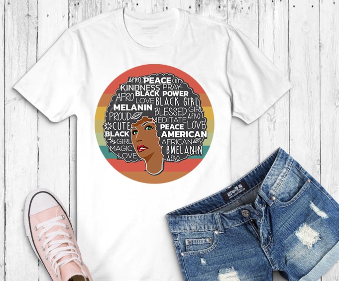 Melanin HBCU Queen svg, Afrocentric African American png, afro girl and mom svg,Black History tshirt design,BLM Black, 1 design 4 different styles