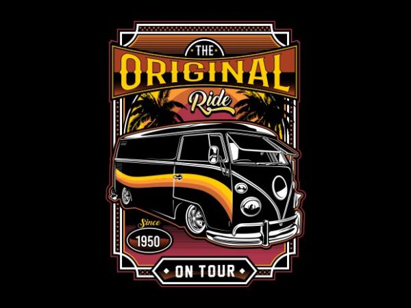 The original ride t shirt designs for sale