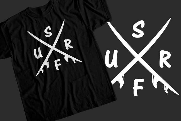 30 Summer Surfing T-Shirt Design Bundle