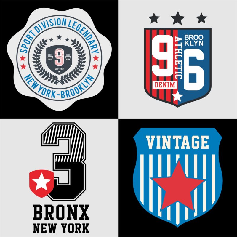 Urban street t shirt design bundle, patch, patches, embroidery,logo,symbol,varsity,urban style,urban city t shirt design graphic, vector, illustration new york city,the bronx,california,brooklynsan francisco, los angeles, number design, los angeles, nyc, mega