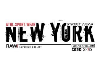 new york city urban t shirt design graphic, vector, illustration lettering typography