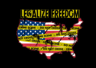 Usa legalize freedom t shirt vector graphic