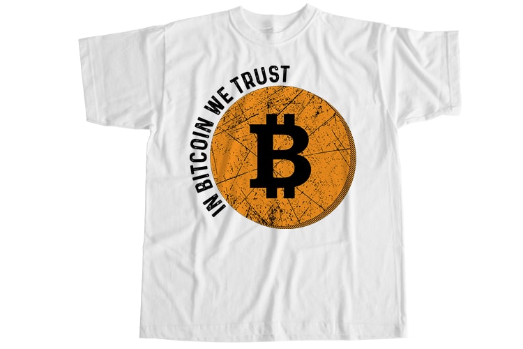 54 bitcoin, 54 bitcoin digital currency T-Shirt Design Bundle