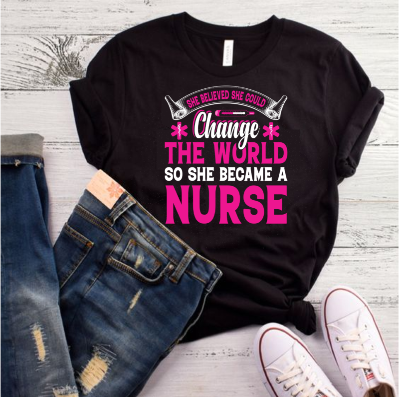 15 best selling nurse t-shirt designs bundle