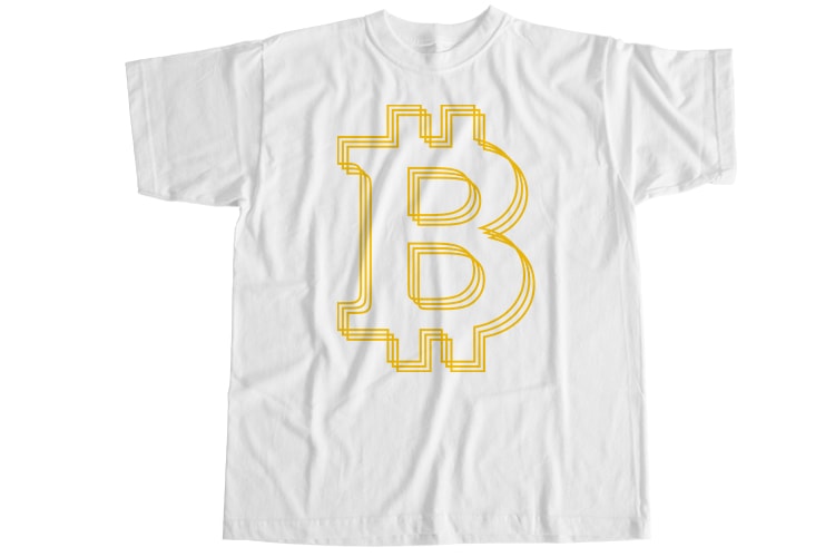 54 bitcoin, 54 bitcoin digital currency T-Shirt Design Bundle