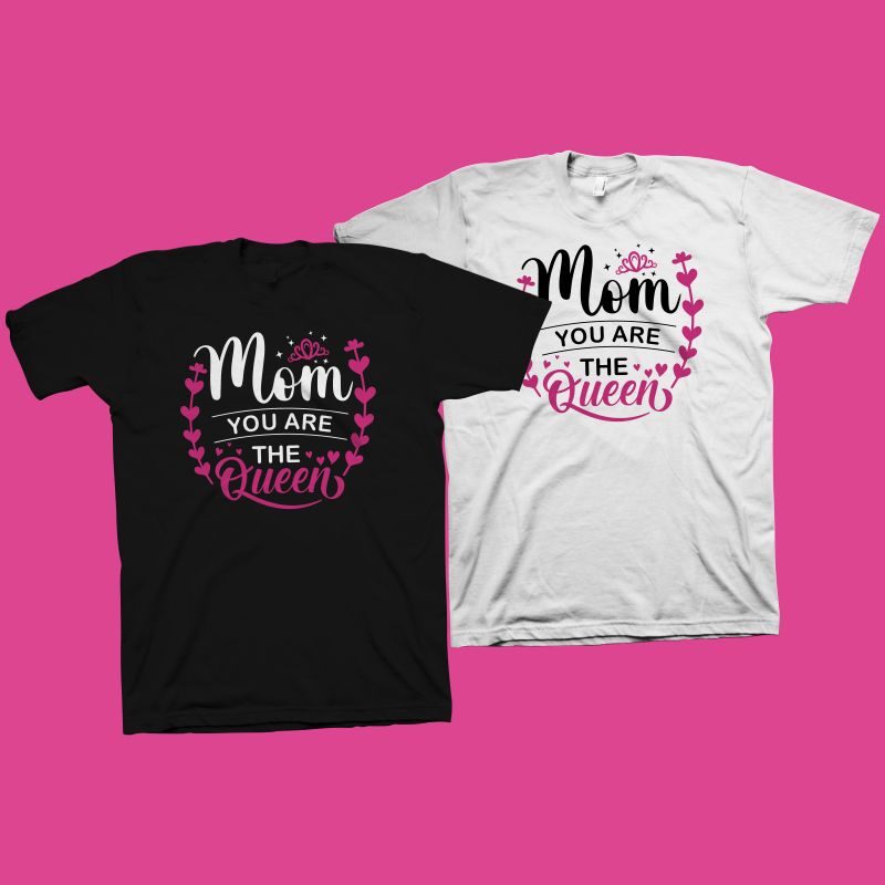 Mother's day t shirt design bundle, mother's day svg, mother's day bundle, mom t shirt bundle, funny mothers day design bundle, mom quotes design bundle, mother shirt bundle, 100% vector