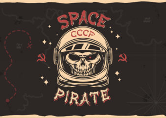 Space pirate t-shirt